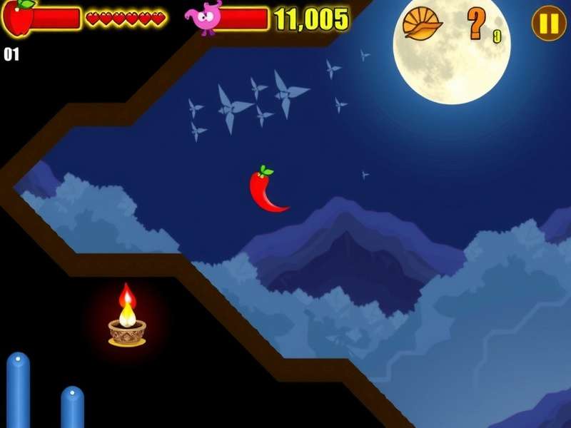 Chilli Warrior Ultimate Run Gameplay Screenshot